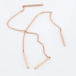 Histoire d'Or Boucles D'oreilles Pendantes Pink Or Rose