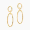Boucles D'Oreilles Pendantes Franklyn Or Jaune-Histoire d'Or
