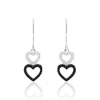 Histoire d'Or Boucles D'oreilles Pendantes Lio Argent Blanc Oxyde De Zirconium