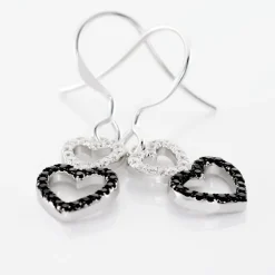 Histoire d'Or Boucles D'oreilles Pendantes Lio Argent Blanc Oxyde De Zirconium