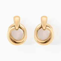 Histoire d'Or Boucles D'oreilles Pendantes Plaqué Or Jaune Alfonsina