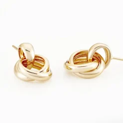 Histoire d'Or Boucles D'oreilles Pendantes Plaqué Or Jaune Alfonsina