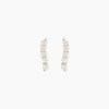 Histoire d'Or Boucles D'oreilles Pendantes Dahina Or Jaune Oxyde De Zirconium