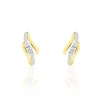Boucles D'oreilles Pendantes Mayline Or Bicolore Diamant-Histoire d'Or Sale