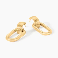 Histoire d'Or Boucles D'Oreilles Pendantes Jindrich Or Jaune