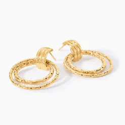 Boucles D'Oreilles Pendantes Boudicca Or Jaune-Histoire d'Or Hot