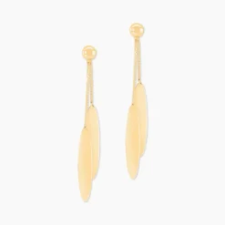 Histoire d'Or Boucles D'oreilles Pendantes Leeann Or Jaune