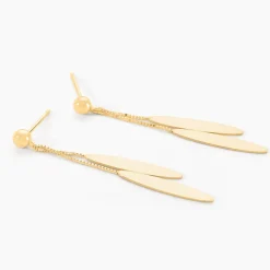 Histoire d'Or Boucles D'oreilles Pendantes Leeann Or Jaune