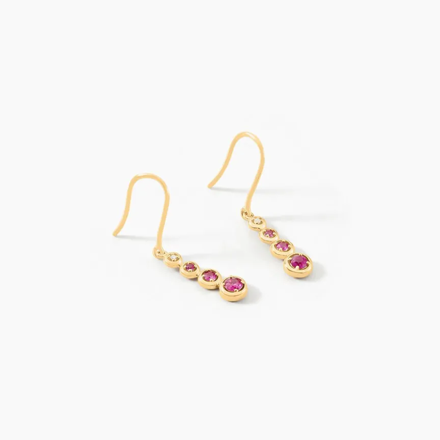 Boucles D'oreilles Pendantes Josephine-Histoire d'Or Hot