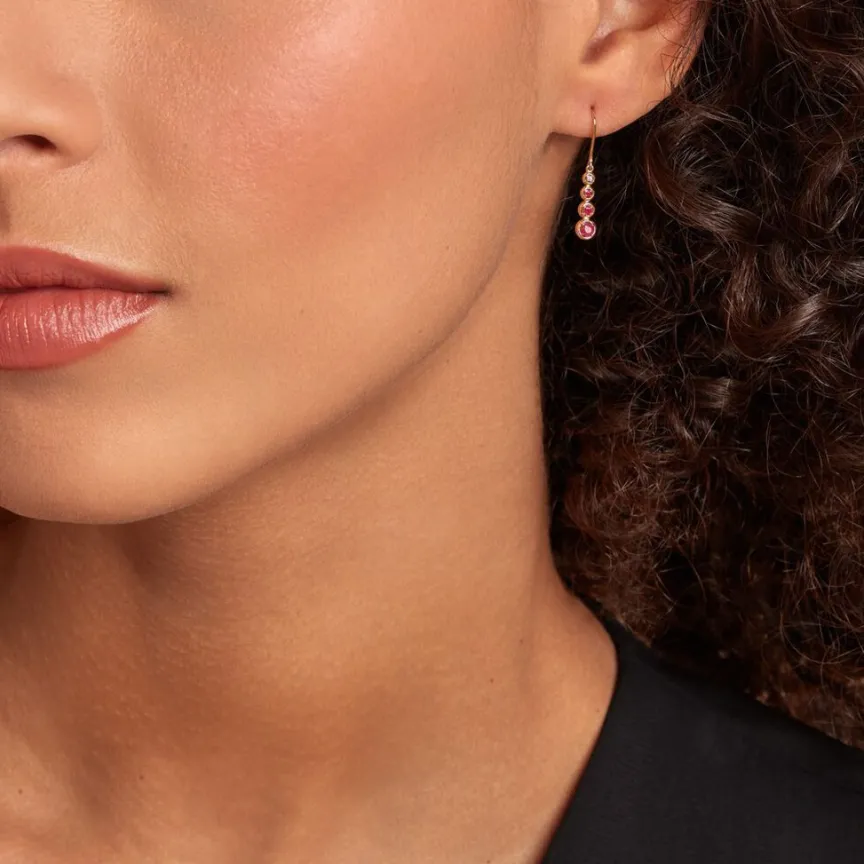 Boucles D'oreilles Pendantes Josephine-Histoire d'Or Hot