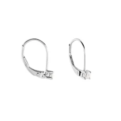 Histoire d'Or Boucles D'oreilles Pendantes Victoria Or Blanc Diamant