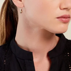 Boucles D'oreilles Pendantes Quiterie Plaqué Or Doré-Histoire d'Or Hot