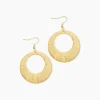 Boucles D'oreilles Pendantes Acier Doré Rohan-Histoire d'Or Discount