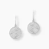 Histoire d'Or Boucles D'oreilles Pendantes Naelia Argent Blanc