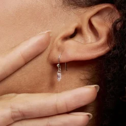 Histoire d'Or Boucles D'oreilles Pendantes Argent Blanc Sopher Oxydes De Zirconium