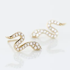 Boucles D'oreilles Pendantes Dorilis Or Jaune Oxyde De Zirconium-Histoire d'Or Discount