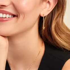 Histoire d'Or Boucles D'oreilles Pendantes Dayton Or Jaune