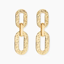 Histoire d'Or Boucles D'Oreilles Pendantes Cesaria Or Jaune