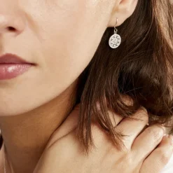 Histoire d'Or Boucles D'oreilles Pendantes Brunilda Argent Blanc Oxyde De Zirconium