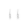Histoire d'Or Boucles D'oreilles Pendantes Argent Solkem Glitter