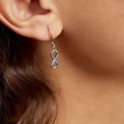 Histoire d'Or Boucles D'oreilles Pendantes Argent Solkem Glitter