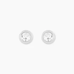 Histoire d'Or Boucles D'oreilles Pendantes Abha Argent Blanc Oxyde De Zirconium
