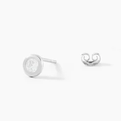Histoire d'Or Boucles D'oreilles Pendantes Abha Argent Blanc Oxyde De Zirconium