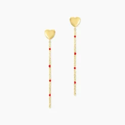 Boucles D'Oreilles Pendantes Bubble Argent Jaune-Histoire d'Or Clearance