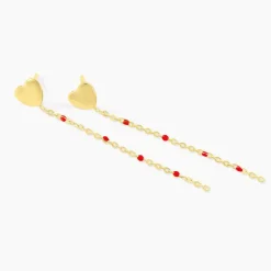 Boucles D'Oreilles Pendantes Bubble Argent Jaune-Histoire d'Or Clearance