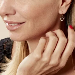 Boucles D'oreilles Pendantes Hedley Or Bicolore-Histoire d'Or Outlet