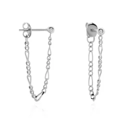 Boucles D'oreilles Pendantes Argent Leent-Histoire d'Or Discount