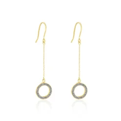 Histoire d'Or Boucles D'oreilles Pendantes Audria Or Jaune
