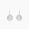 Histoire d'Or Boucles D'oreilles Pendantes Chimere Argent Blanc Oxyde De Zirconium