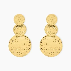 Boucles D'oreilles Pendantes Josephine Acier Doré-Histoire d'Or Best