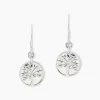 Histoire d'Or Boucles D'oreilles Pendantes Argent Blanc Sofee Nacress