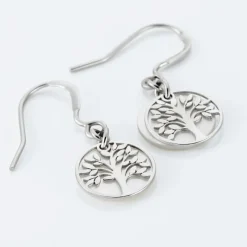Histoire d'Or Boucles D'oreilles Pendantes Argent Blanc Sofee Nacress