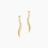 Histoire d'Or Boucles D'Oreilles Pendantes Suvi Or Jaune