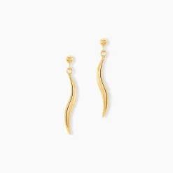 Histoire d'Or Boucles D'Oreilles Pendantes Suvi Or Jaune