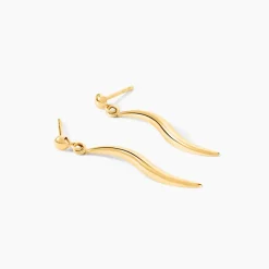 Histoire d'Or Boucles D'Oreilles Pendantes Suvi Or Jaune