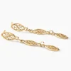 Histoire d'Or Boucles D'oreilles Pendantes Golden Acanty Or Jaune