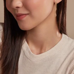 Histoire d'Or Boucles D'oreilles Pendantes Golden Acanty Or Jaune