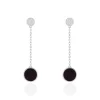 Histoire d'Or Boucles D'oreilles Pendantes Adonya Argent Céramique Et Oxyde