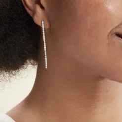 Boucles D'oreilles Pendantes Lou-anne De Zirconium-Histoire d'Or Outlet