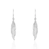 Histoire d'Or Boucles D'oreilles Pendantes Violka Argent Blanc
