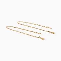 Histoire d'Or Boucles D'oreilles Pendantes Pendilla Or Jaune