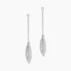 Boucles D'oreilles Pendantes Euriell Argent Blanc-Histoire d'Or Clearance