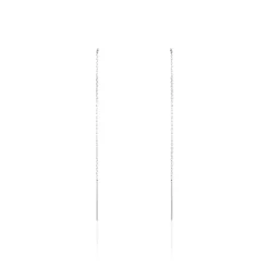 Histoire d'Or Boucles D'oreilles Pendantes Java Argent Blanc