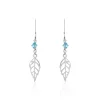 Histoire d'Or Boucles D'oreilles Pendantes Angelika Argent Blanc Pierre De Synthese