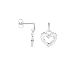 Boucles D'oreilles Pendantes Clarity Argent Blanc Nacre-Histoire d'Or Online