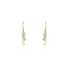 Histoire d'Or Boucles D'oreilles Pendantes Ainhoa Or Tricolore Diamant